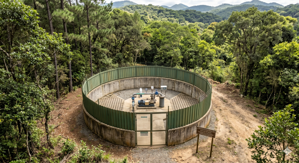Segurança na estruturação de poços e preservação ambiental
