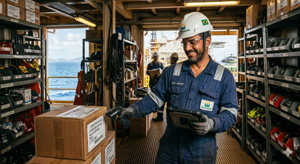 Organizar estoques em plataformas paga R$ 6 mil e oferece 15 dias de folga