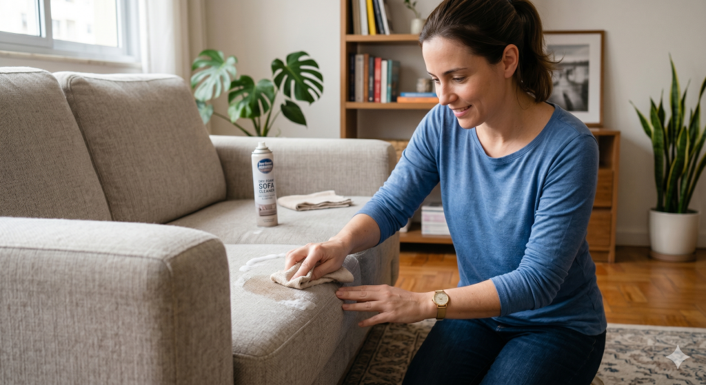 Mousse de limpeza a seco