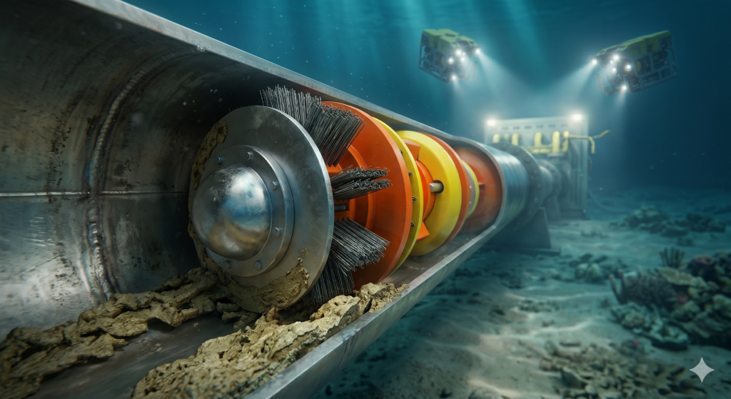 Tecnologia PIG para limpeza de tubulações submarinas