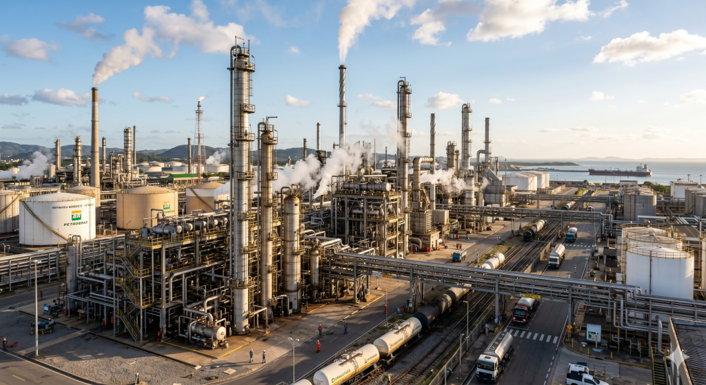 Entenda como o craqueamento catalítico transforma óleo pesado em gasolina