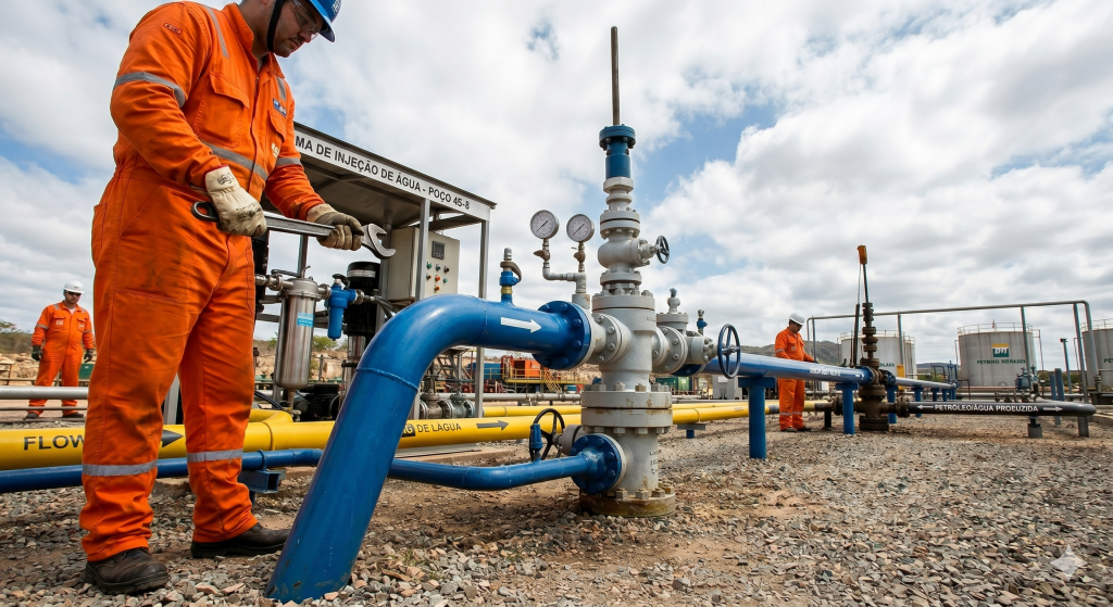 Recuperação secundária de petróleo