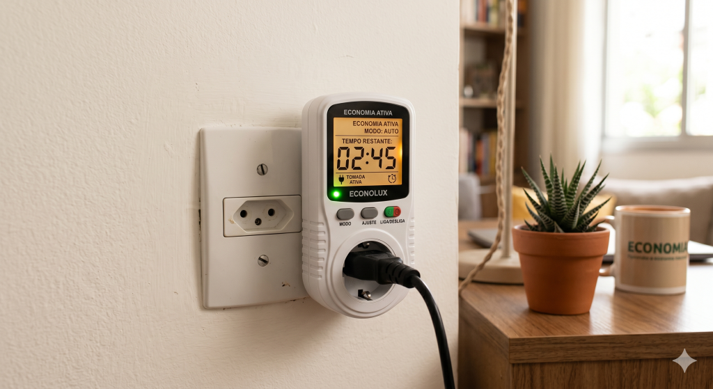 Economia de energia com timer digital