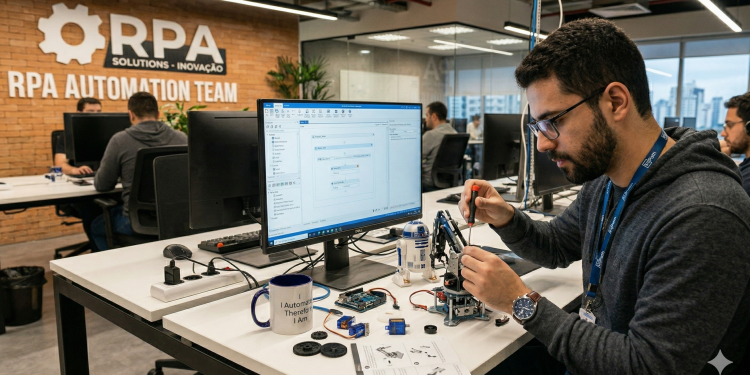 Profissão Desenvolvedor de RPA (Robotic Process Automation)