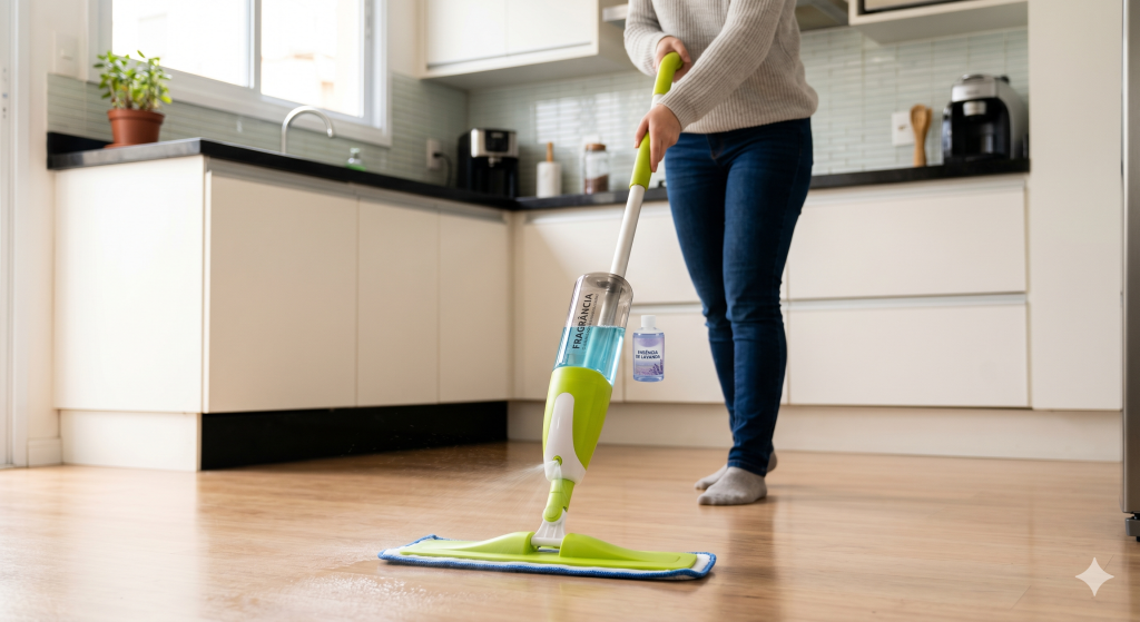 Mop Spray com reservatório de fragrância
