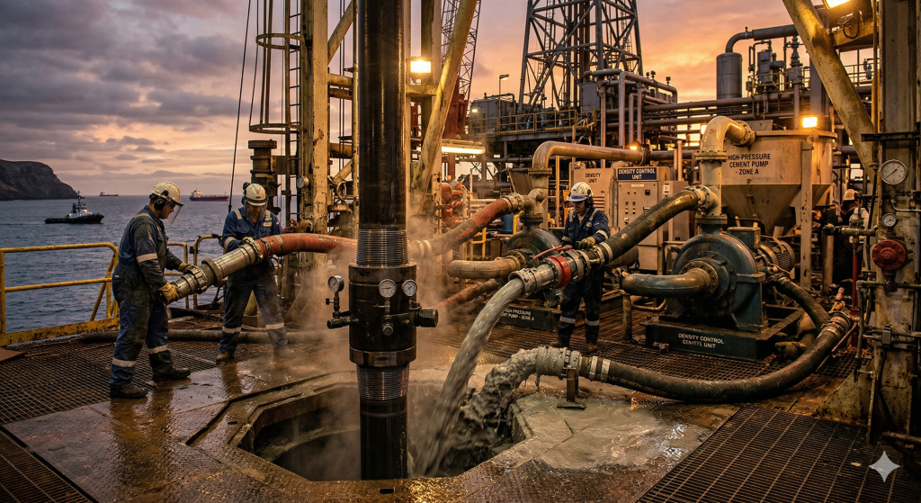 Cimentação de poços de petróleo