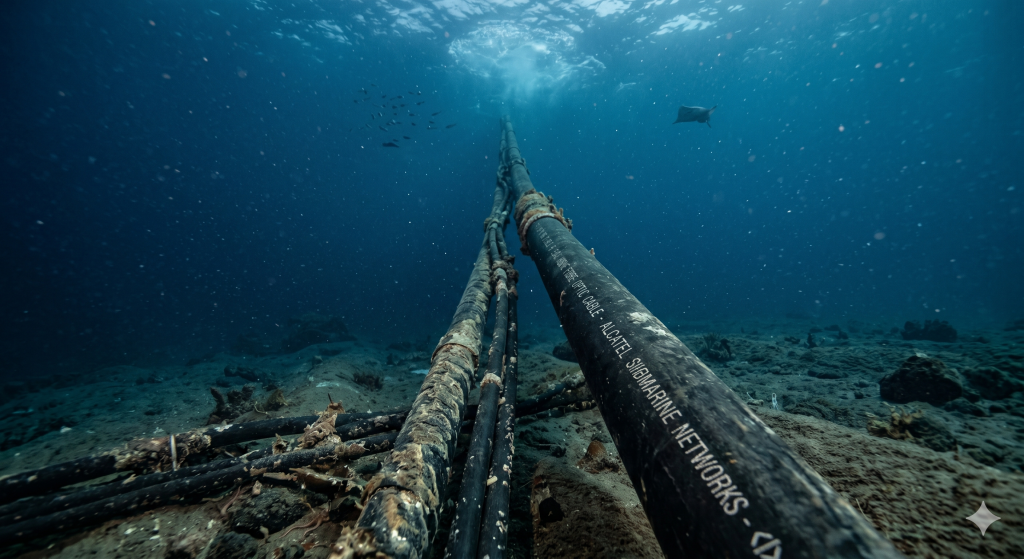 Instalação de tomadas gigantes no leito marinho e a extração de petróleo