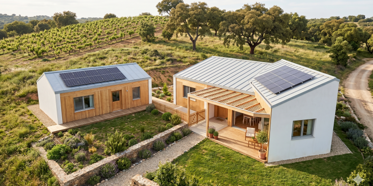 Casa com orientação Norte