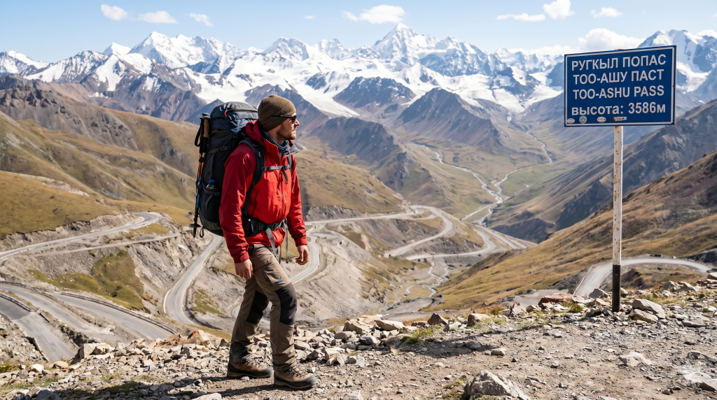 Guia de viagem e exploração turística pelo Passo Too-Ashuu e as montanhas de Tian Shan no Quirguistão para