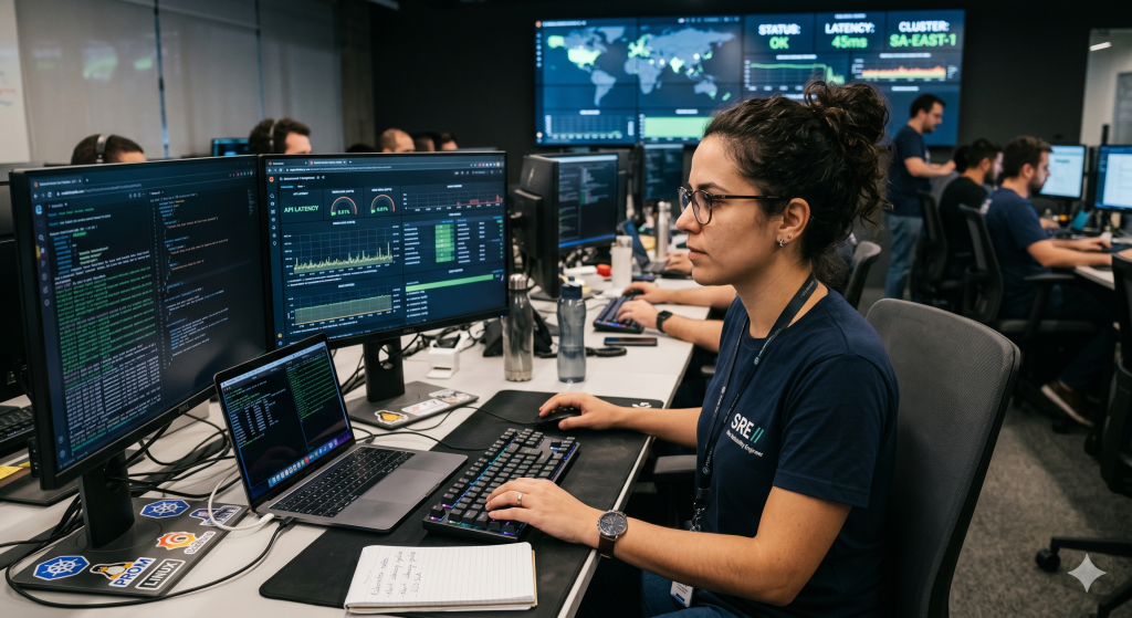 A carreira de Engenheiro de Confiabilidade de Sites (SRE)