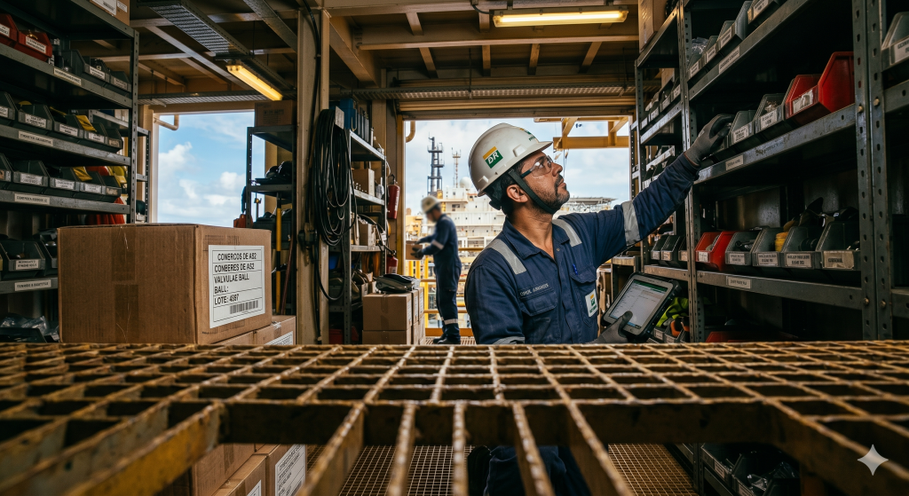 Organizar estoques em plataformas paga R$ 6 mil e oferece 15 dias de folga