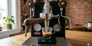 Cafeteira expressa compacta de alta performance