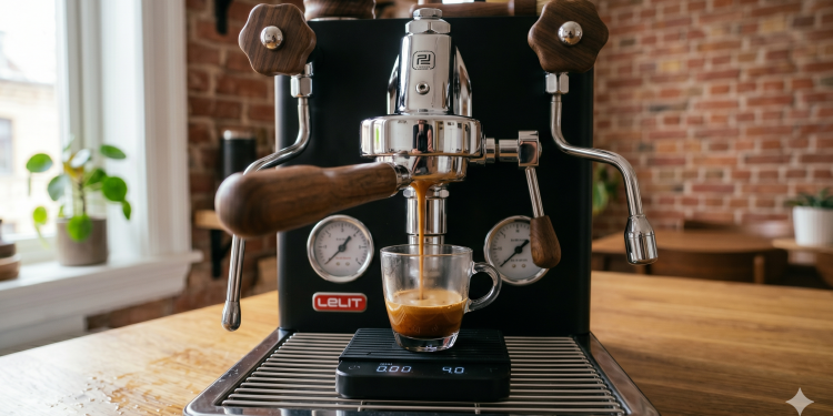 Cafeteira expressa compacta de alta performance