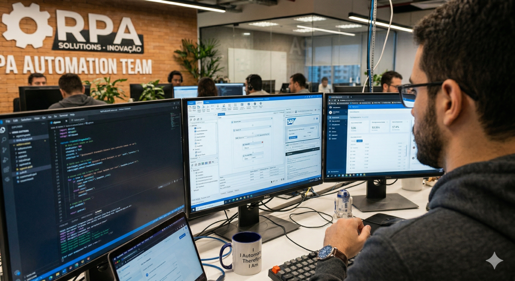 Profissão Desenvolvedor de RPA (Robotic Process Automation)