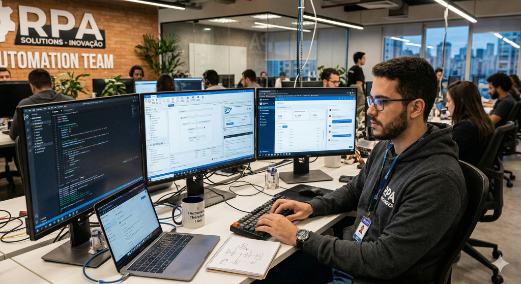 Profissão Desenvolvedor de RPA (Robotic Process Automation)