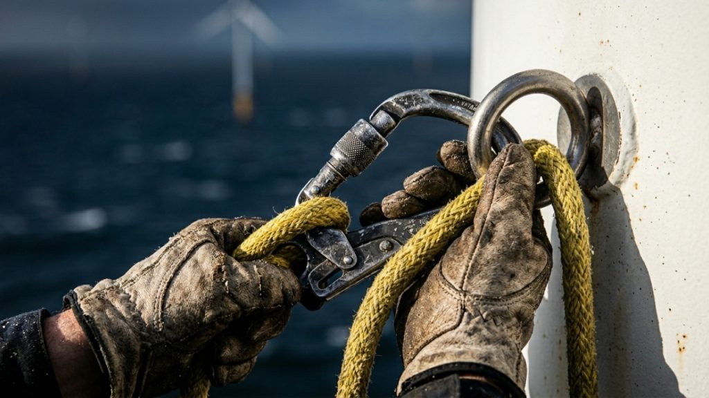 O trabalho em alto mar que paga 16 mil reais para você montar turbinas gigantes e garantir energia limpa