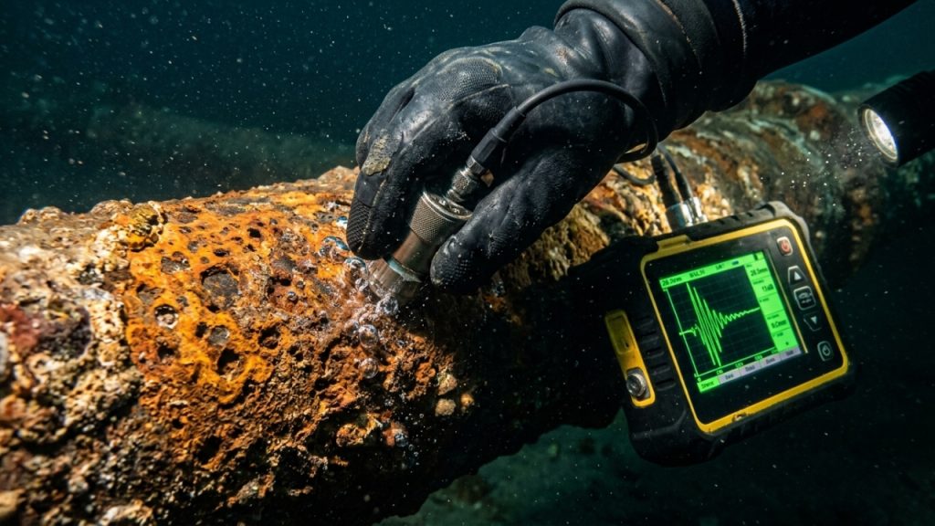 Trabalhar no Mar do Norte a inspecionar tubos rende 5 mil libras mensais a quem não tem medo das profundezas