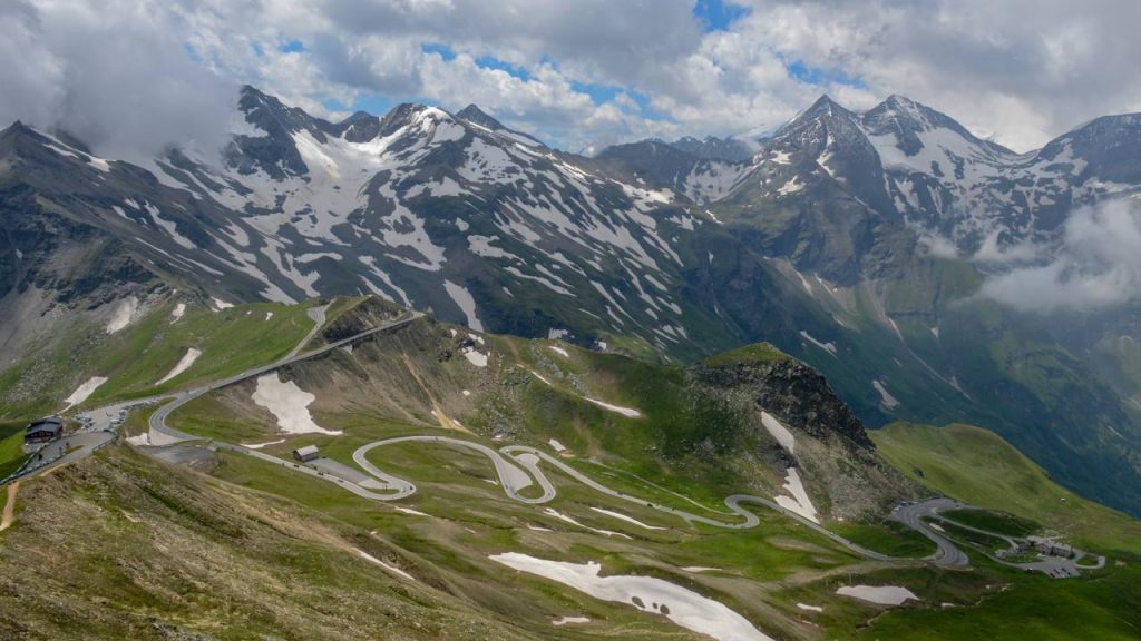 Estrada Grossglockner na Áustria