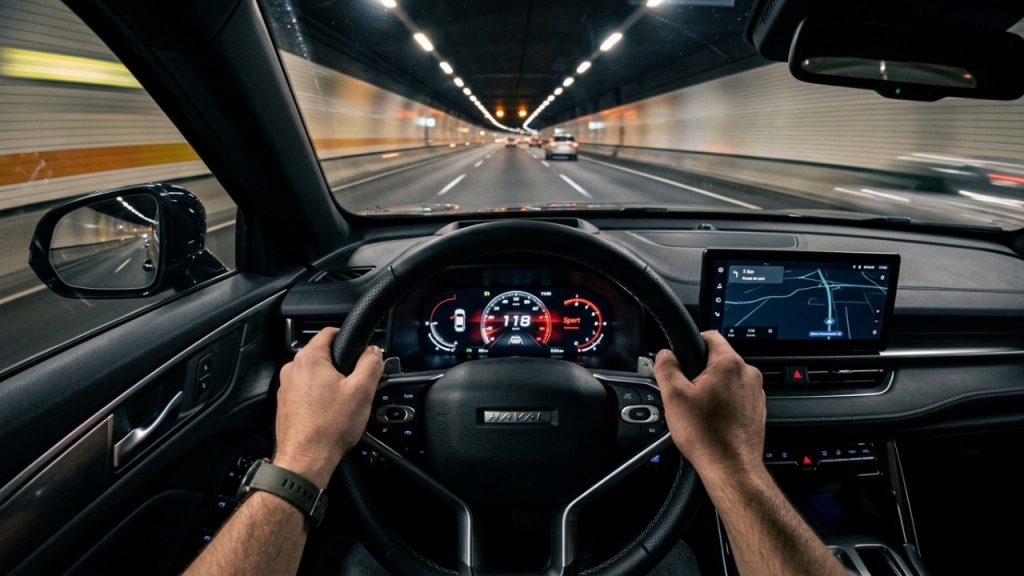 Aceleração de esportivo europeu e motor híbrido colocam este utilitário chinês no topo do luxo