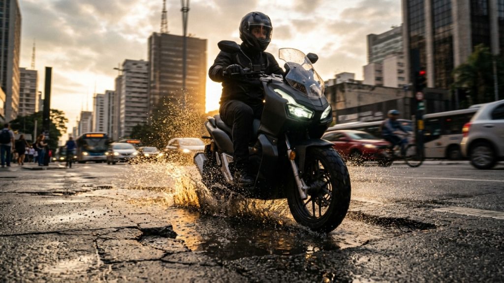 Suspensão de rali em uma scooter urbana faz este modelo ser a solução definitiva contra os buracos das capitais