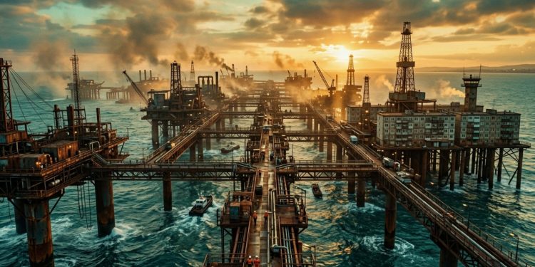 A metrópole industrial de aço erguida sobre o oceano com 300 quilômetros