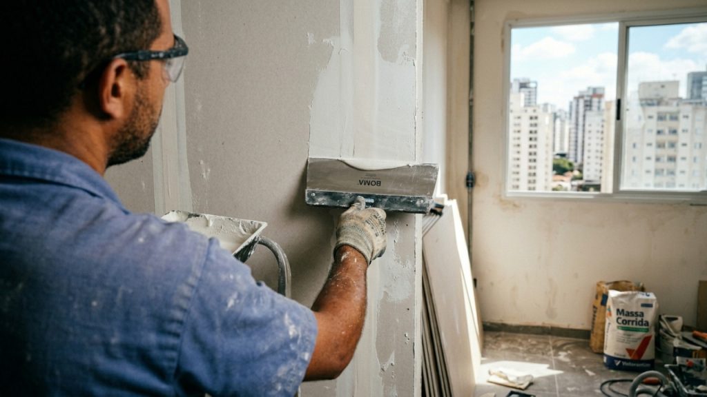 Isolamento térmico com gesso cartonado em casas de 40 m²