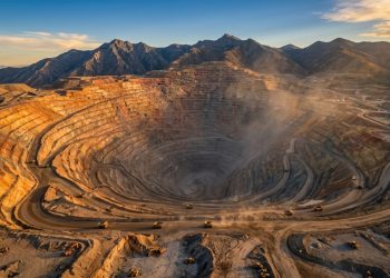 Mina de Bingham Canyon e sua produção mineral