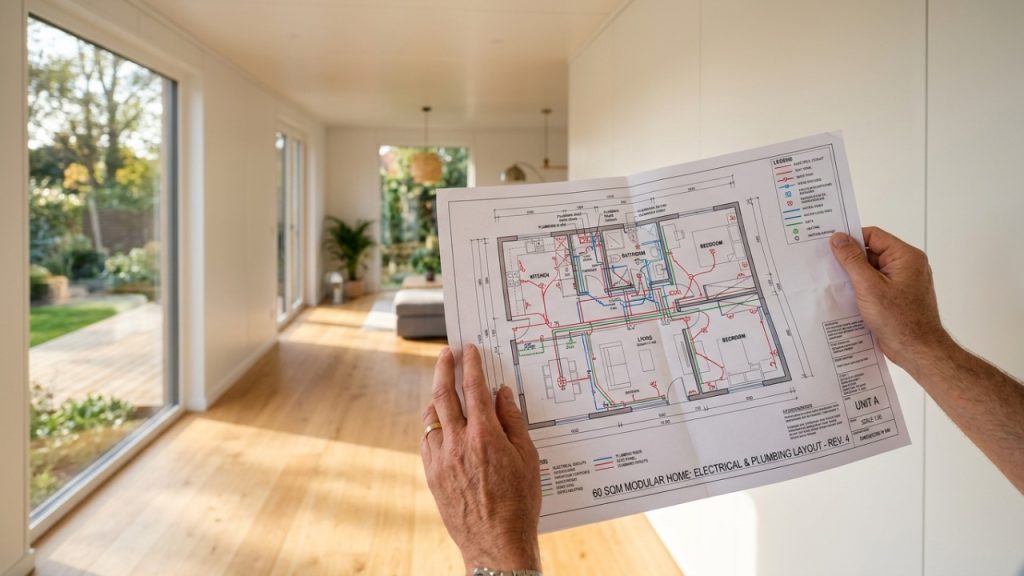 Custo e vantagens de painéis modulares em casas de 60 m²