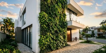 Custos e isolamento térmico de jardins verticais em fachadas