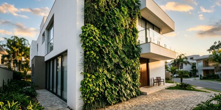 Custos e isolamento térmico de jardins verticais em fachadas
