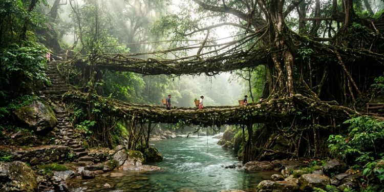 cidade no continente asiático que detém o recorde mundial de chuvas