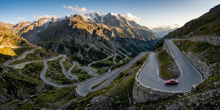 Quem se aventura por este passo de montanha sente exaustão nos braços