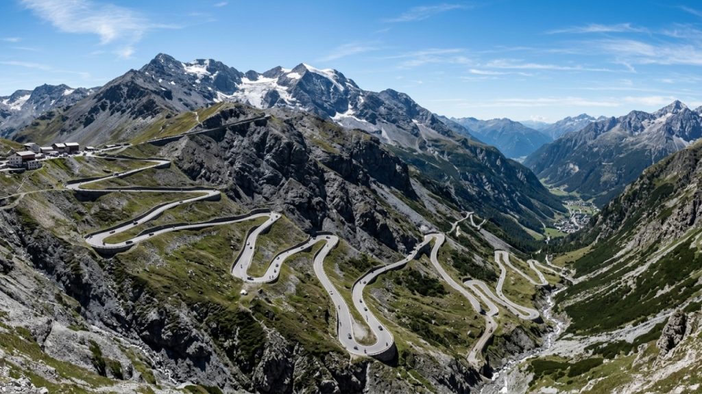 Quem se aventura por este passo de montanha sente exaustão nos braços