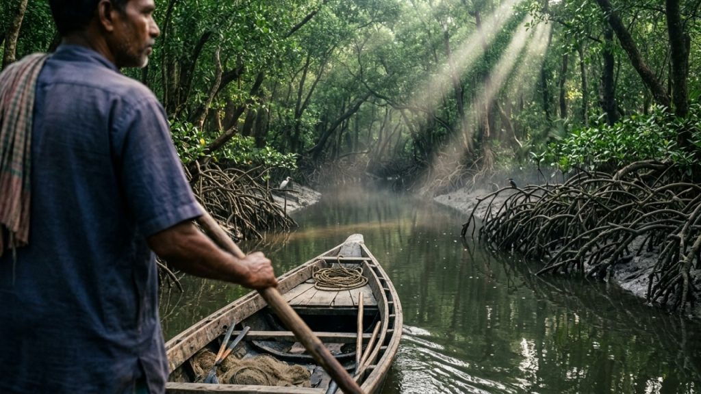 Como a barreira biológica do manguezal garante a sobrevivência de uma grande metrópole contra fenômenos climáticos severos