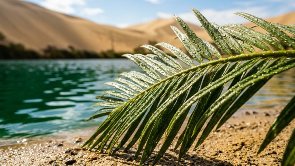 A dinâmica geológica, os desafios ambientais e a sobrevivência isolada do povoado de Huacachina no deserto peruano.