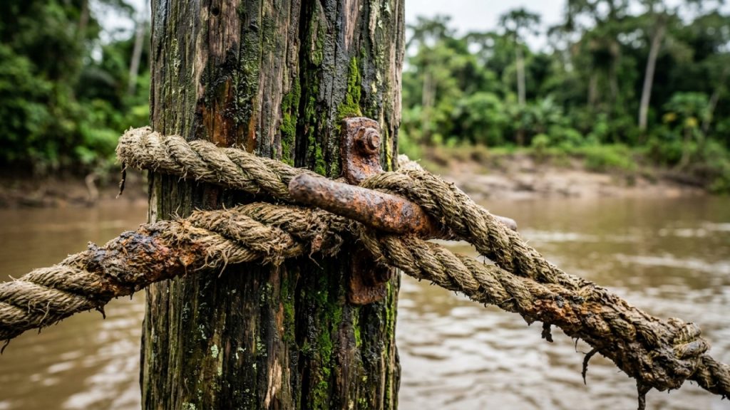 Os meios logísticos de sobrevivência e prosperidade financeira de uma enorme área urbana sem estradas