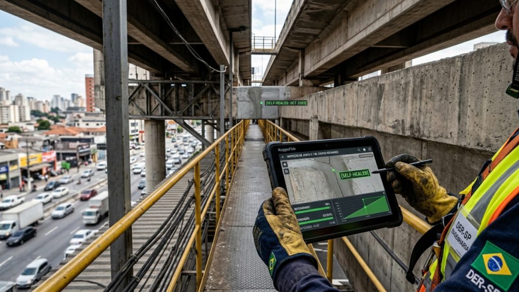 Como o concreto autocicatrizante com bactérias Bacillus funciona, por que o Brasil passa a integrar esse grupo de países