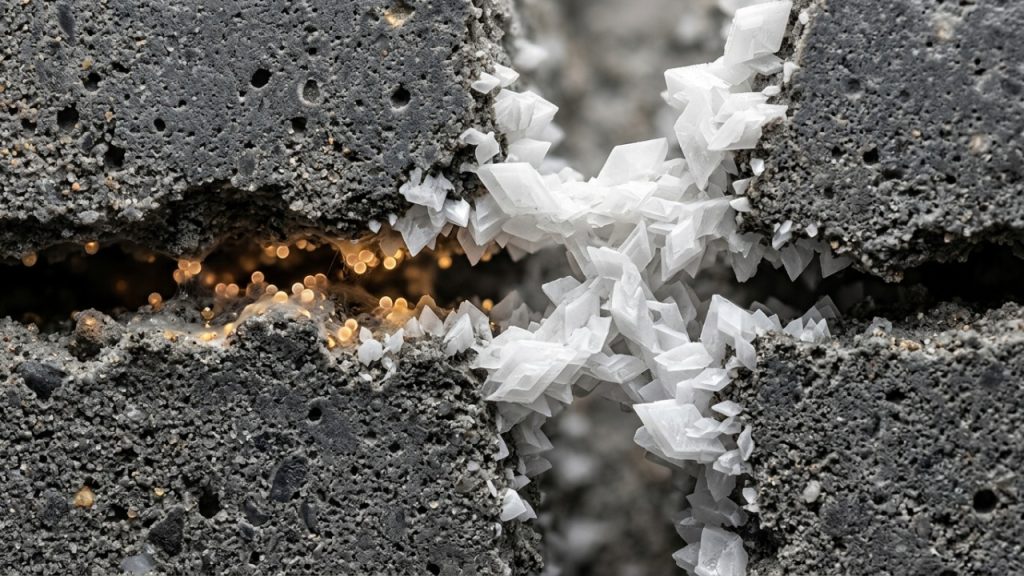 Como o concreto autocicatrizante com bactérias Bacillus funciona, por que o Brasil passa a integrar esse grupo de países