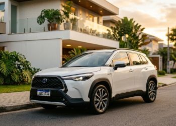 O Toyota Corolla Cross Hybrid alcança o menor consumo da categoria