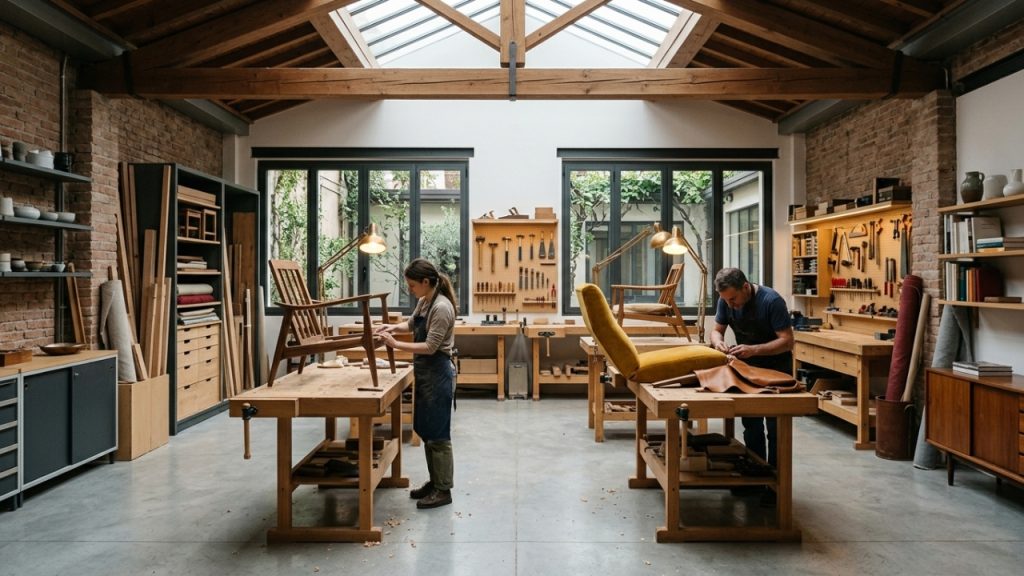 Artesãos que restauram mobiliário de marcas italianas faturam 15 mil reais por mês com técnicas de marcenaria de alta precisão
