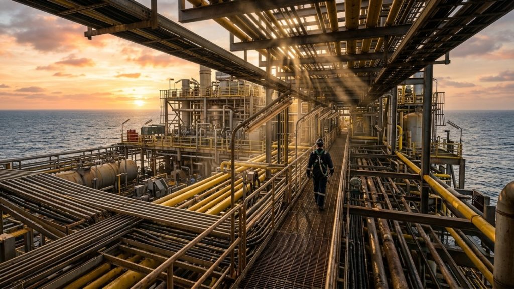 Inspetor de soldas por ultrassom garante 16 mil reais mensais em plataformas de petróleo apenas ouvindo o eco do metal