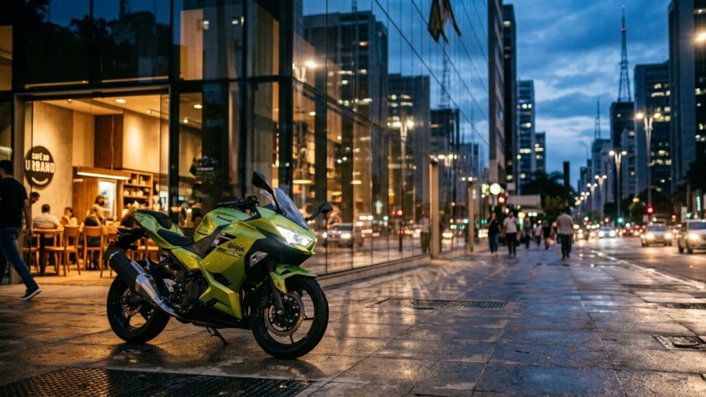 Modelo esportivo da Kawasaki com tecnologia inspirada em pistas chega com preço acessível e surpreende o mercado