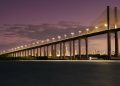 Com 1.800 metros de extensão e 100 metros de altura, a ponte em Natal surge como um marco da engenharia no Nordeste