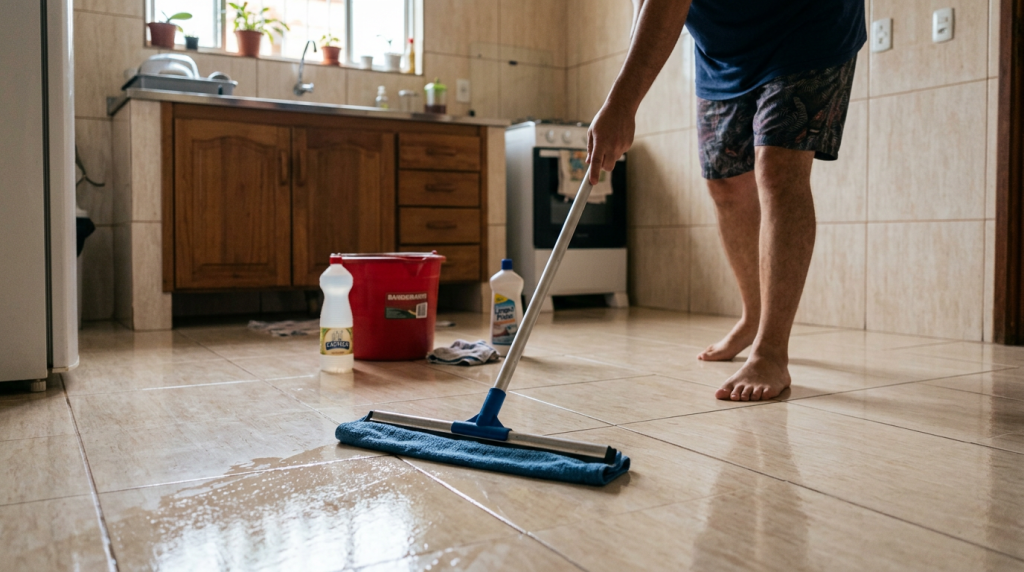Projeto de casa com sala integrada, como o piso retificado garante durabilidade e luxo à sua obra