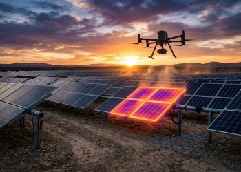 Voar drones térmicos sobre fazendas solares virou a rota mais rápida para faturar 9 mil reais na tecnologia