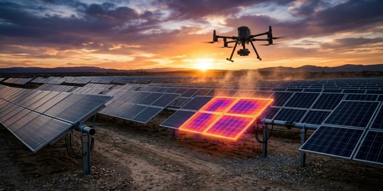 Voar drones térmicos sobre fazendas solares virou a rota mais rápida para faturar 9 mil reais na tecnologia