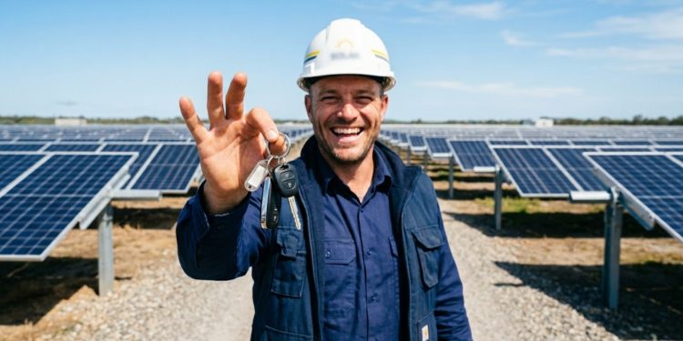 Manutenção de usinas solares no interior do país gera empregos estáveis com salários de até 7 mil reais