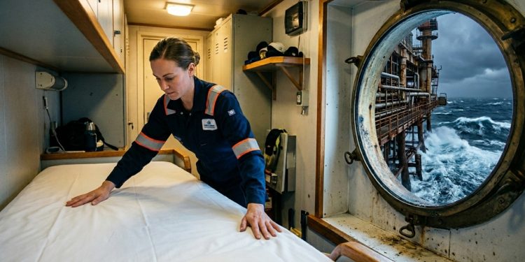 Arrumadores de quartos em alto mar garantem salário de 5 mil reais com alimentação e moradia pagas pelas petroleiras