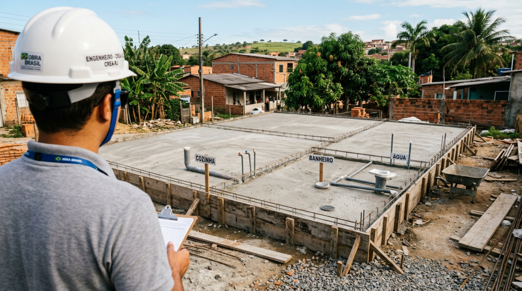 Tudo sobre a fundação radier com borda reforçada para casas de 60 metros quadrados