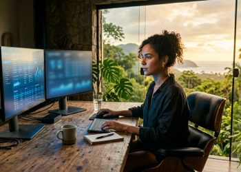 Ser o braço direito de nômades digitais europeus permite que brasileiros ganhem em euro e vivam com qualidade de vida extrema